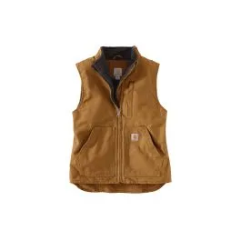 104224 Women's Mock Neck Vest Sherpa Lined - Carhartt