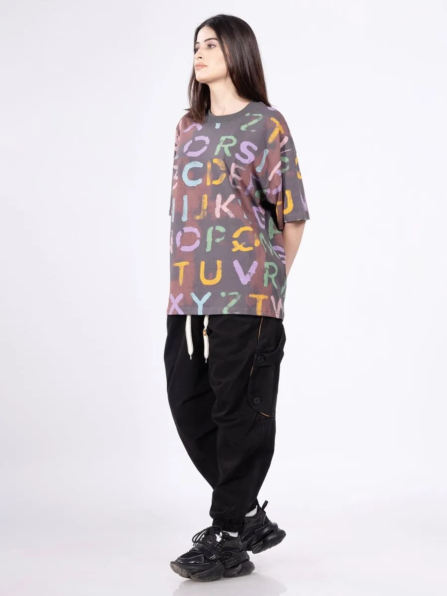 ABCD Multi Colour T-Shirt [ Unisex ]