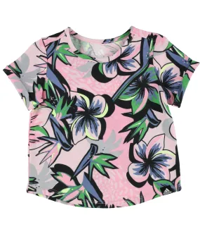 Adidas Girls Floral Basic T-Shirt