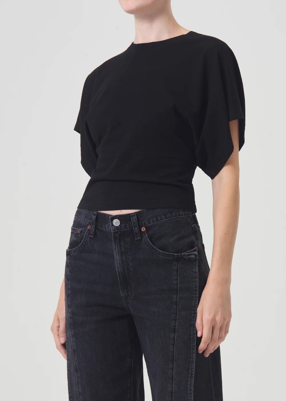 Agolde - Britt Tee - Black