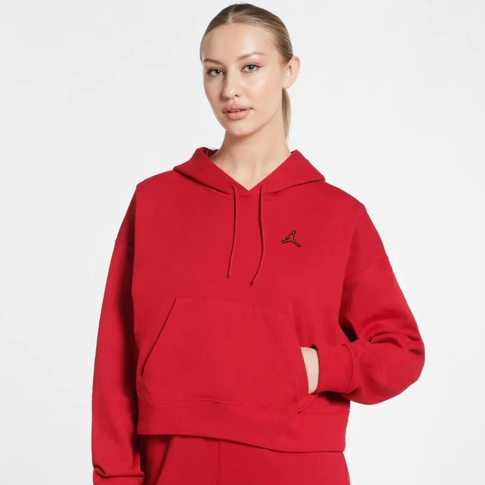 Air Jordan Women's Crop Hoodie Red