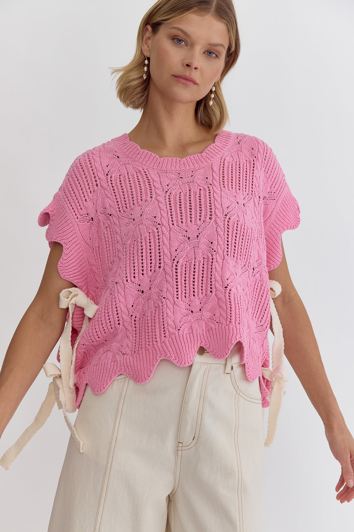 All Tied Up Crochet Sweater