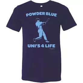 Baseball Powder Blue Unisex T-Shirt