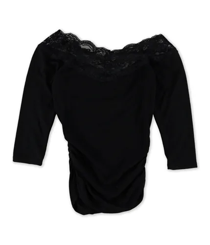 Bcx Womens Lace Basic T-Shirt