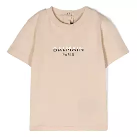 Beige Logo T-Shirt