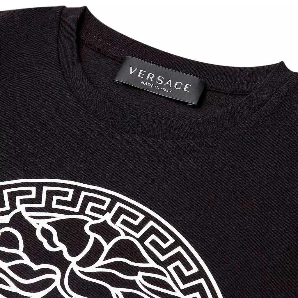 Black & White Medusa Print T-Shirt