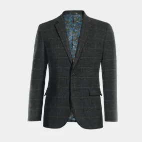  Blazer azul de tweed a cuadros edición limitada