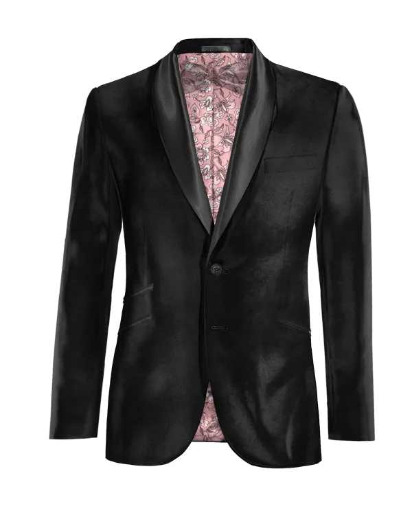  Blazer Smoking negro Ónix de terciopelo esencial