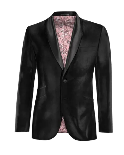  Blazer Smoking negro Ónix de terciopelo esencial