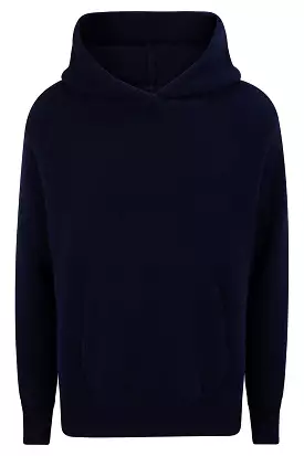 Cable Knit Cashmere Crop Hoodie