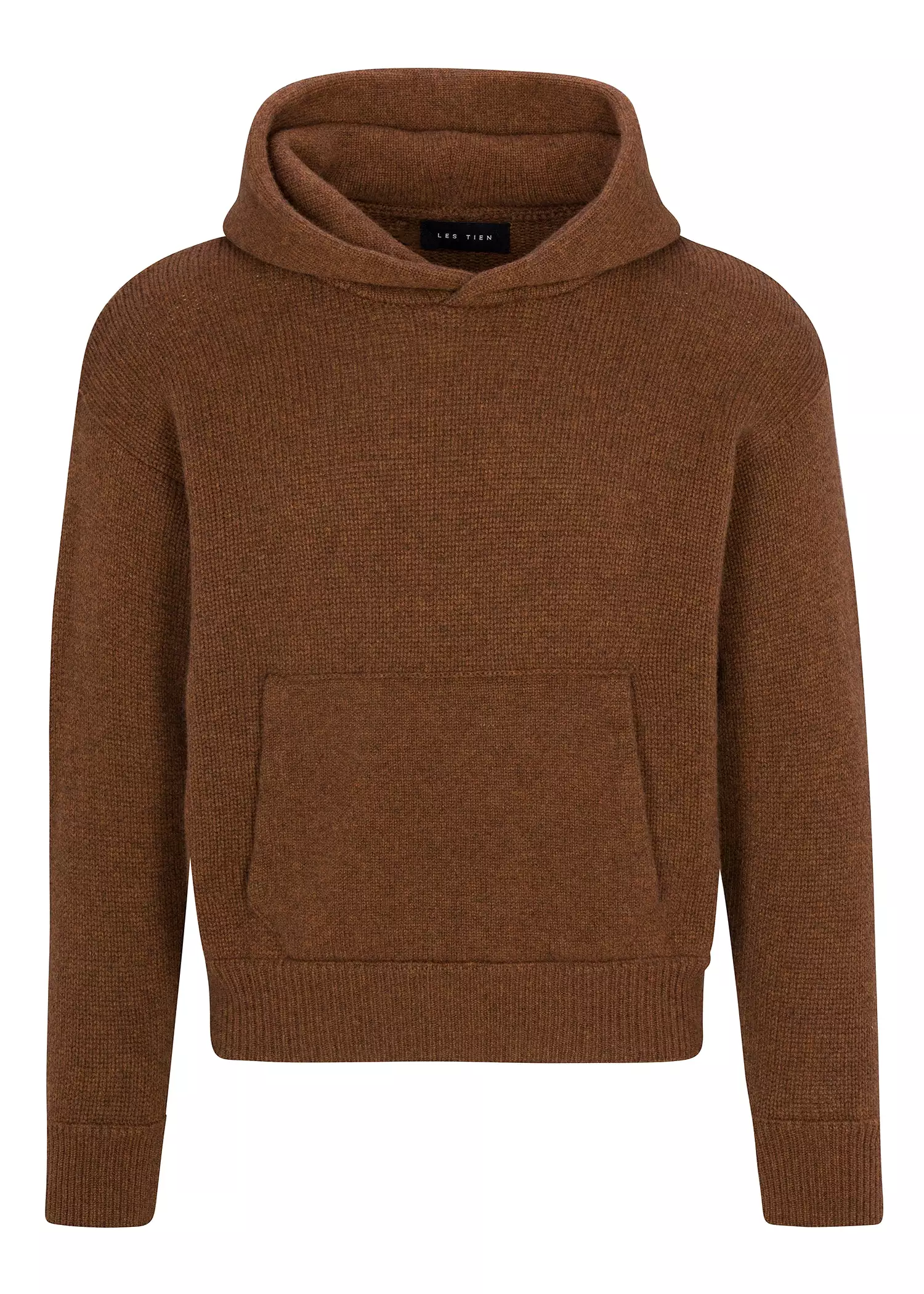 Cable Knit Cashmere Crop Hoodie