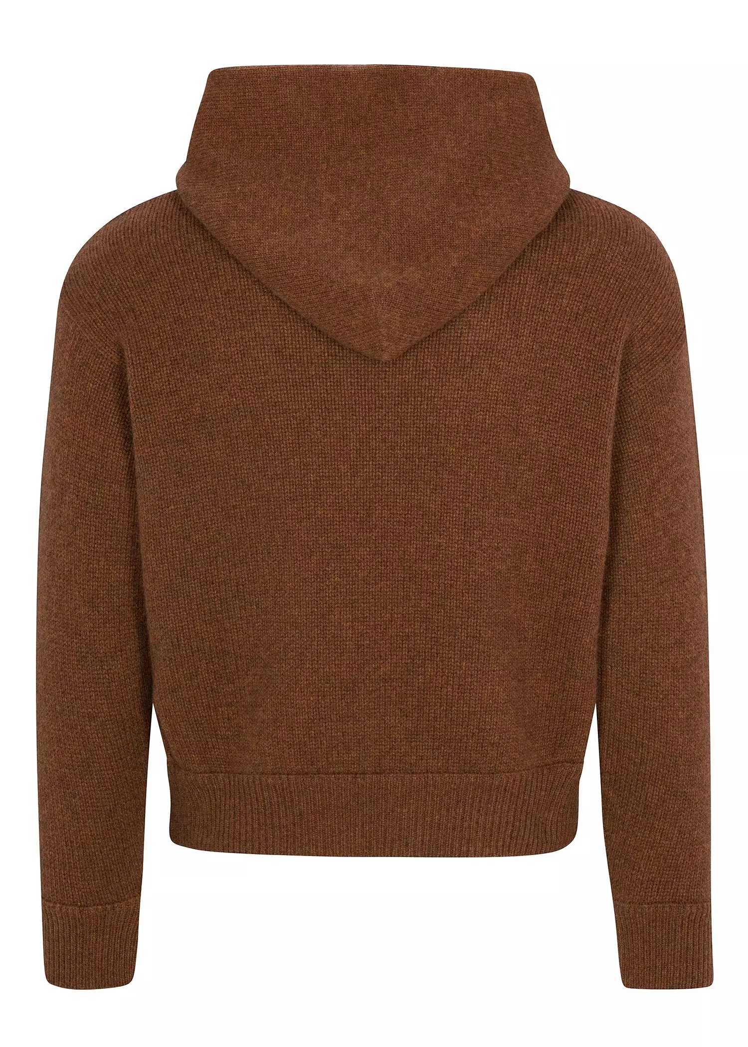 Cable Knit Cashmere Crop Hoodie