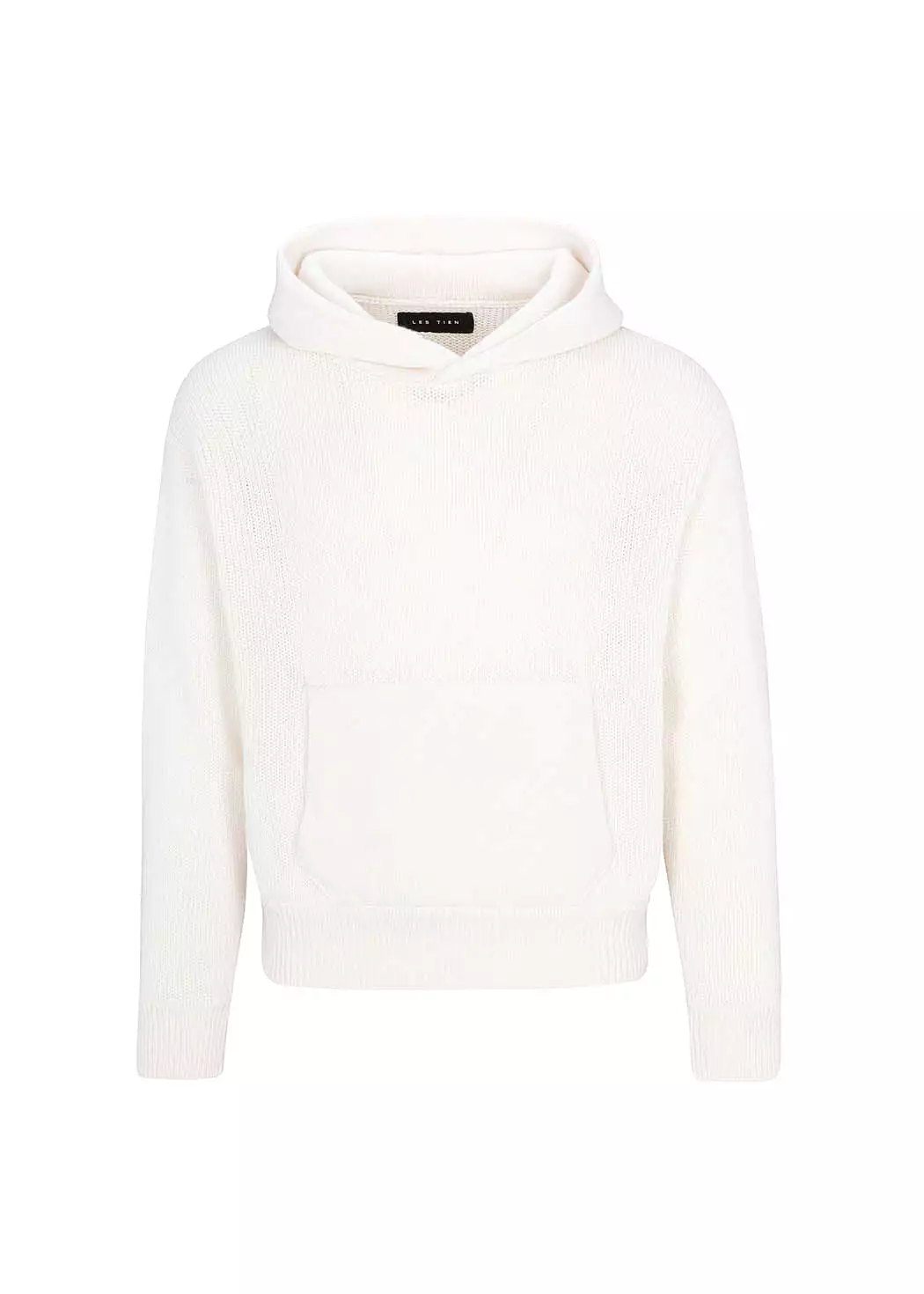 Cable Knit Cashmere Crop Hoodie