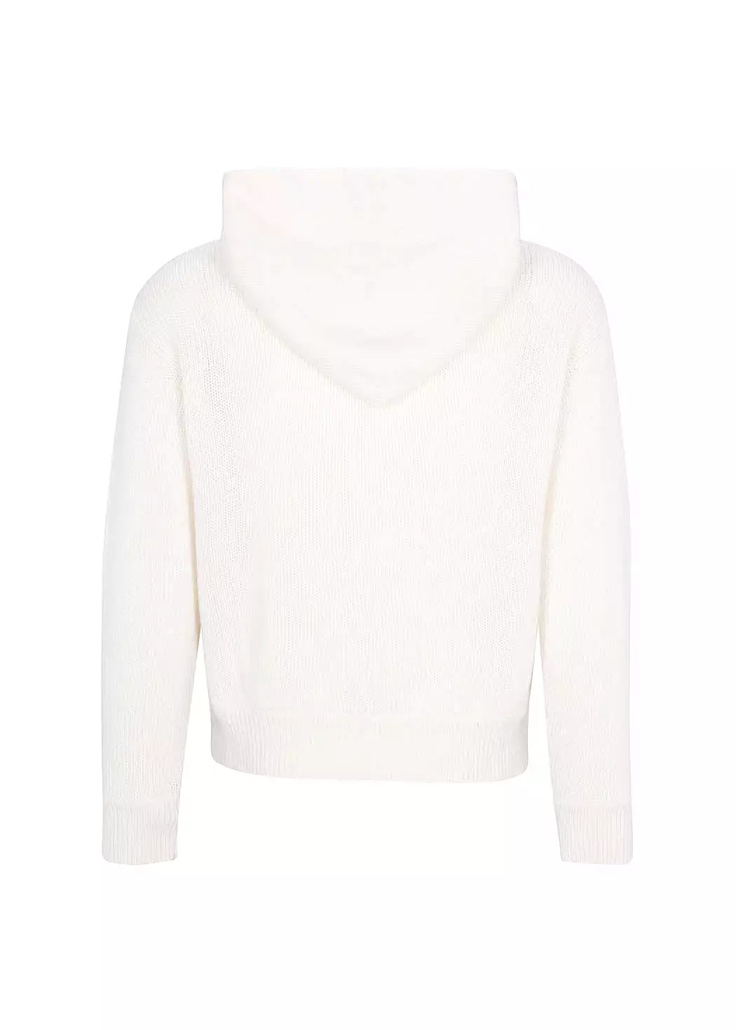 Cable Knit Cashmere Crop Hoodie