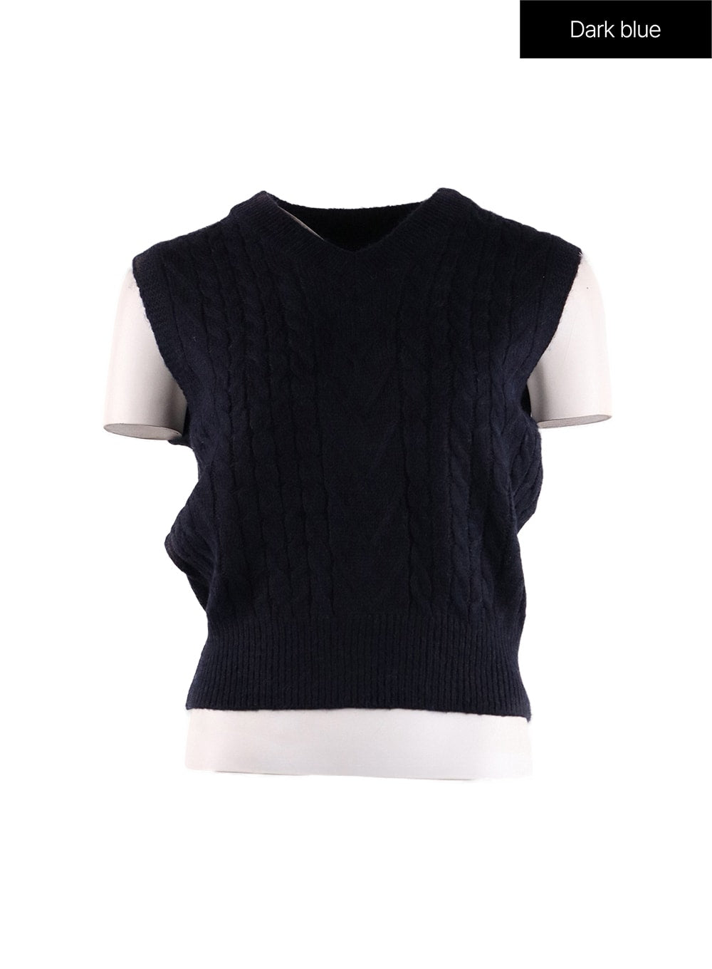 Cable Knit Sweater Vest IF408