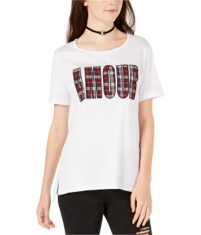 Carbon Copy Womens Amour Embellished T-Shirt