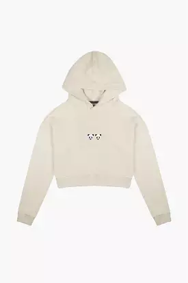 Chi & Chi Super Soft Crop Hoodie - Ekru