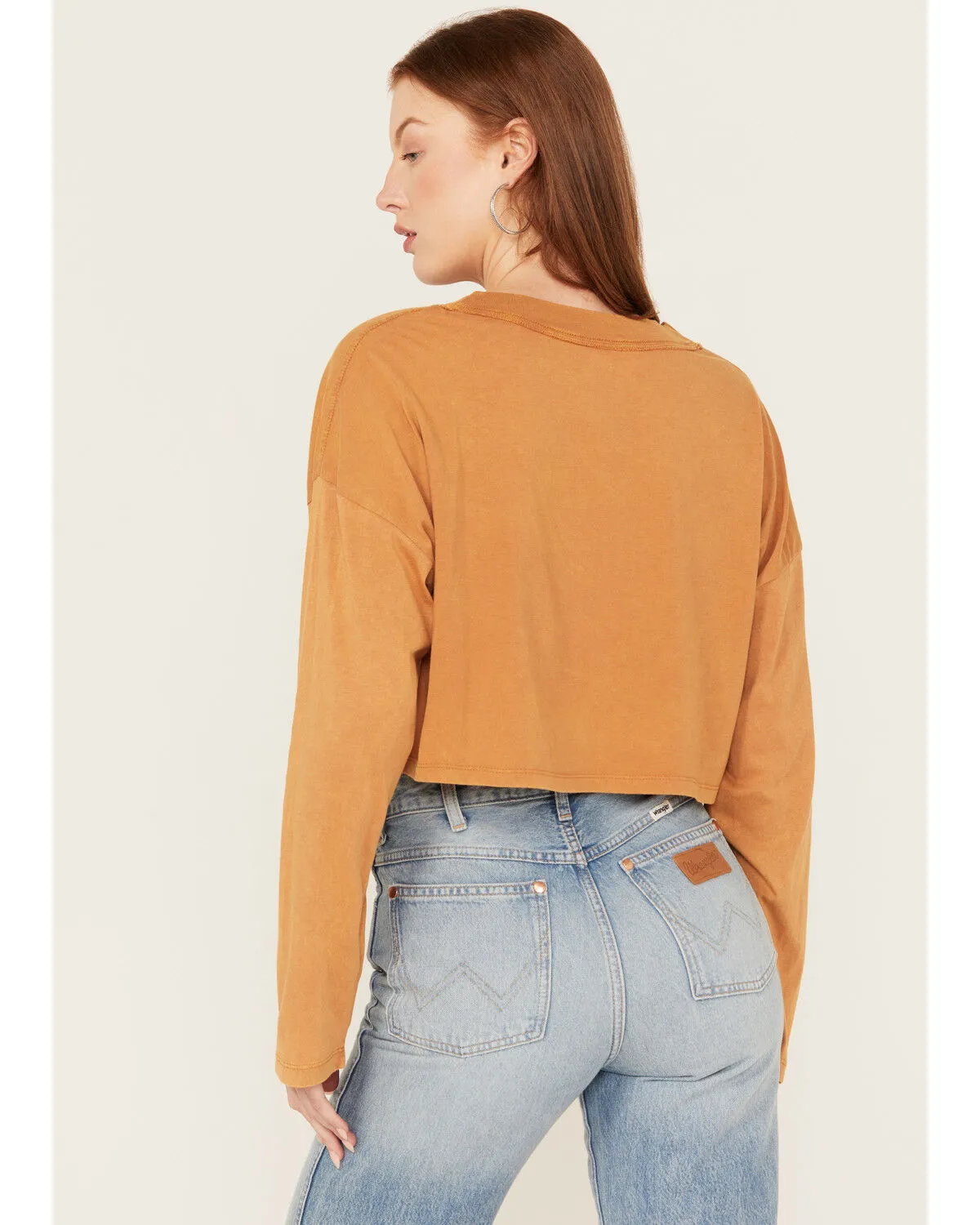 Cleo + Wolf Women's Joshua Tree Long Sleeve Cropped Tee