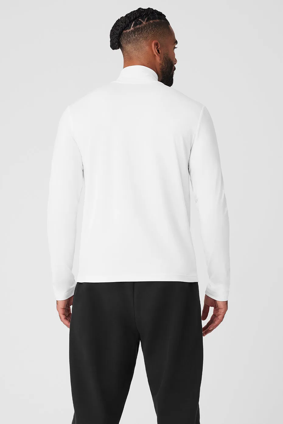 Conquer Reform Mock Neck Long Sleeve - White