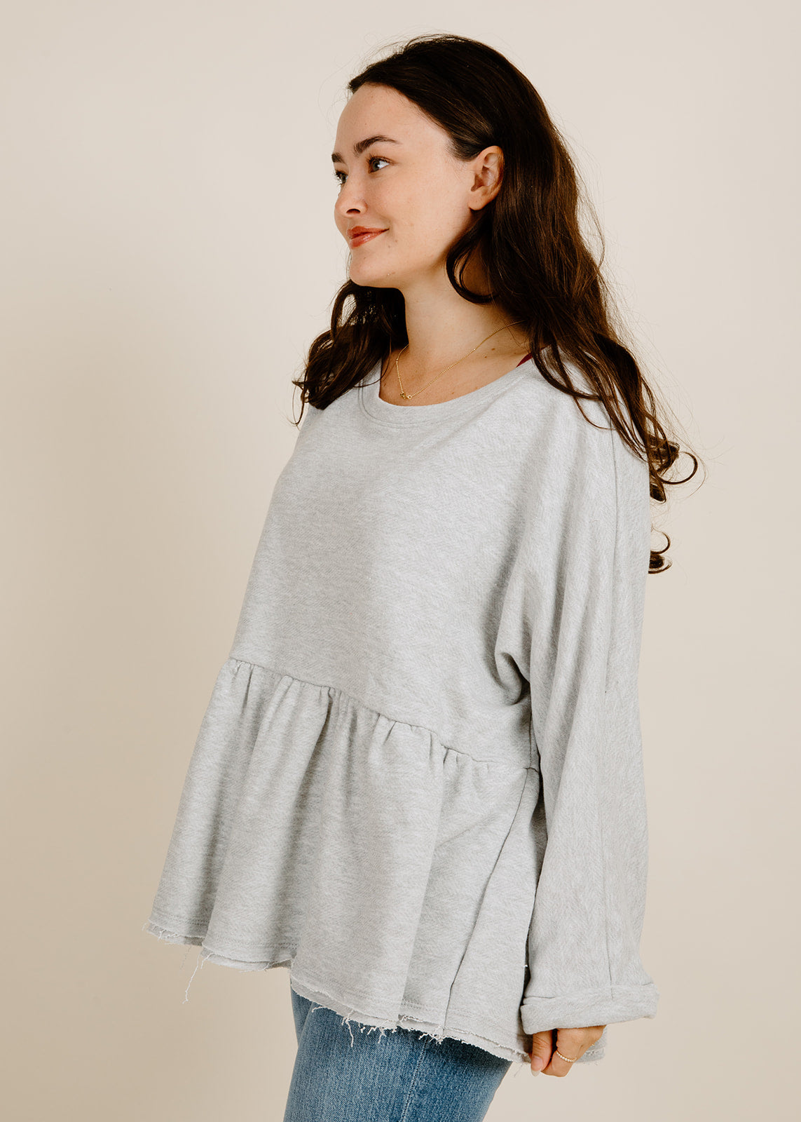 Cozy Nights Top - Grey