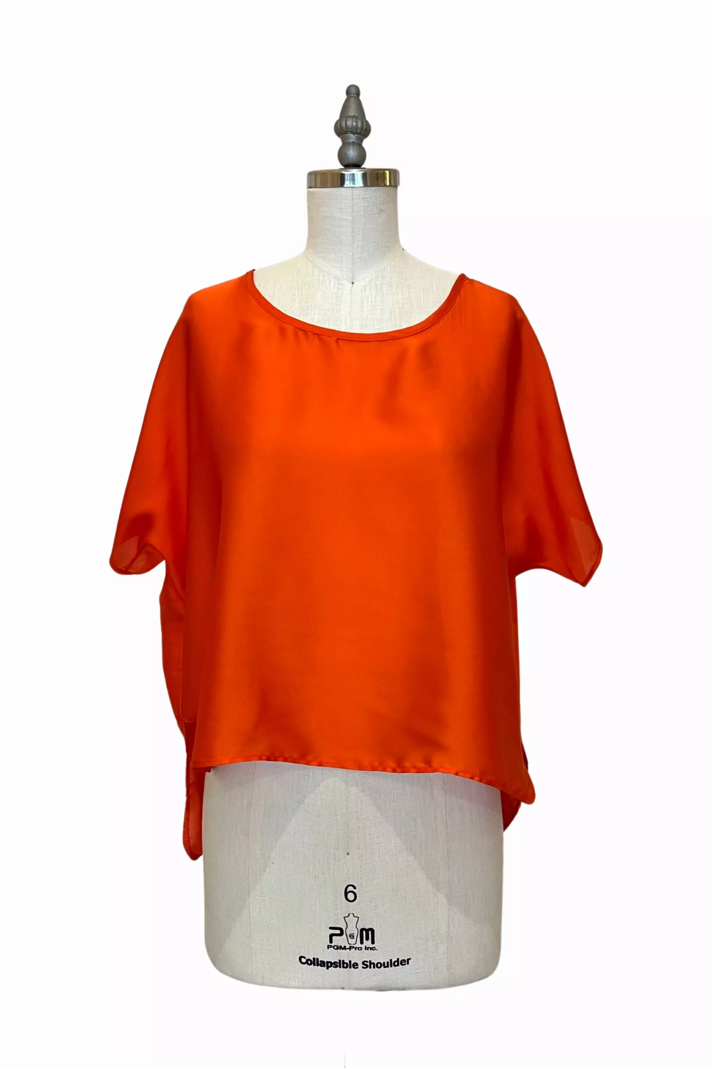 Cropped Easy Tee | Saffron