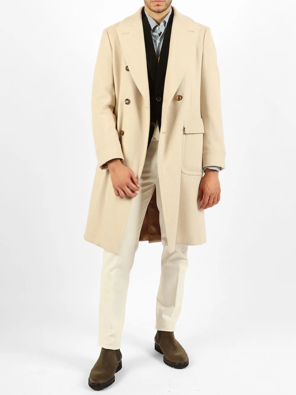 DAL 1926 Double-breasted Cashmere Coat 