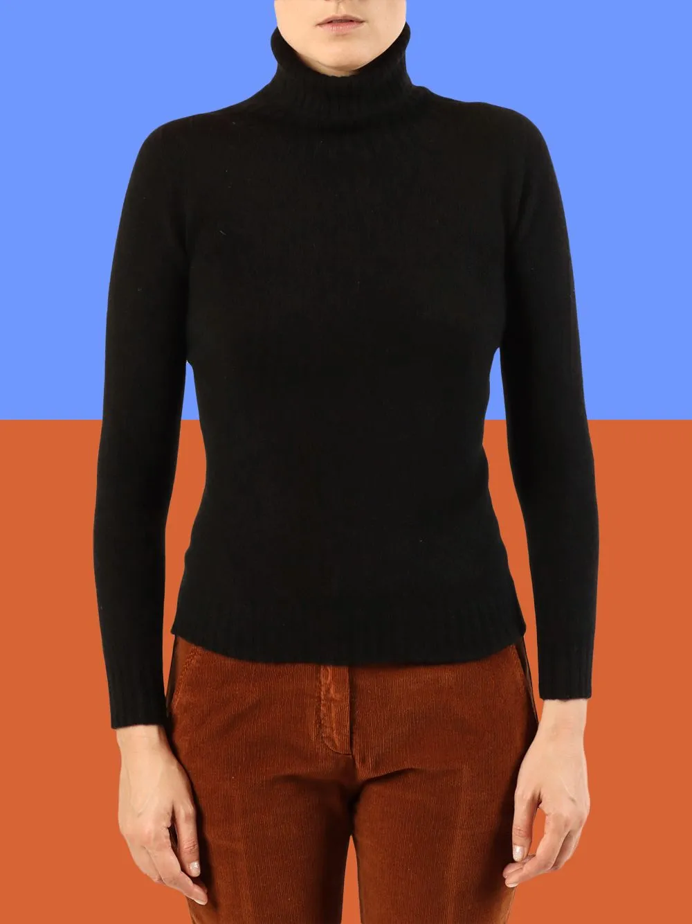 DAL 1926 Slim cashmere turtleneck sweater 