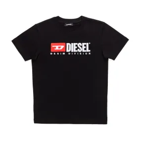 Diesel Unisex Black T-Shirt With Logo