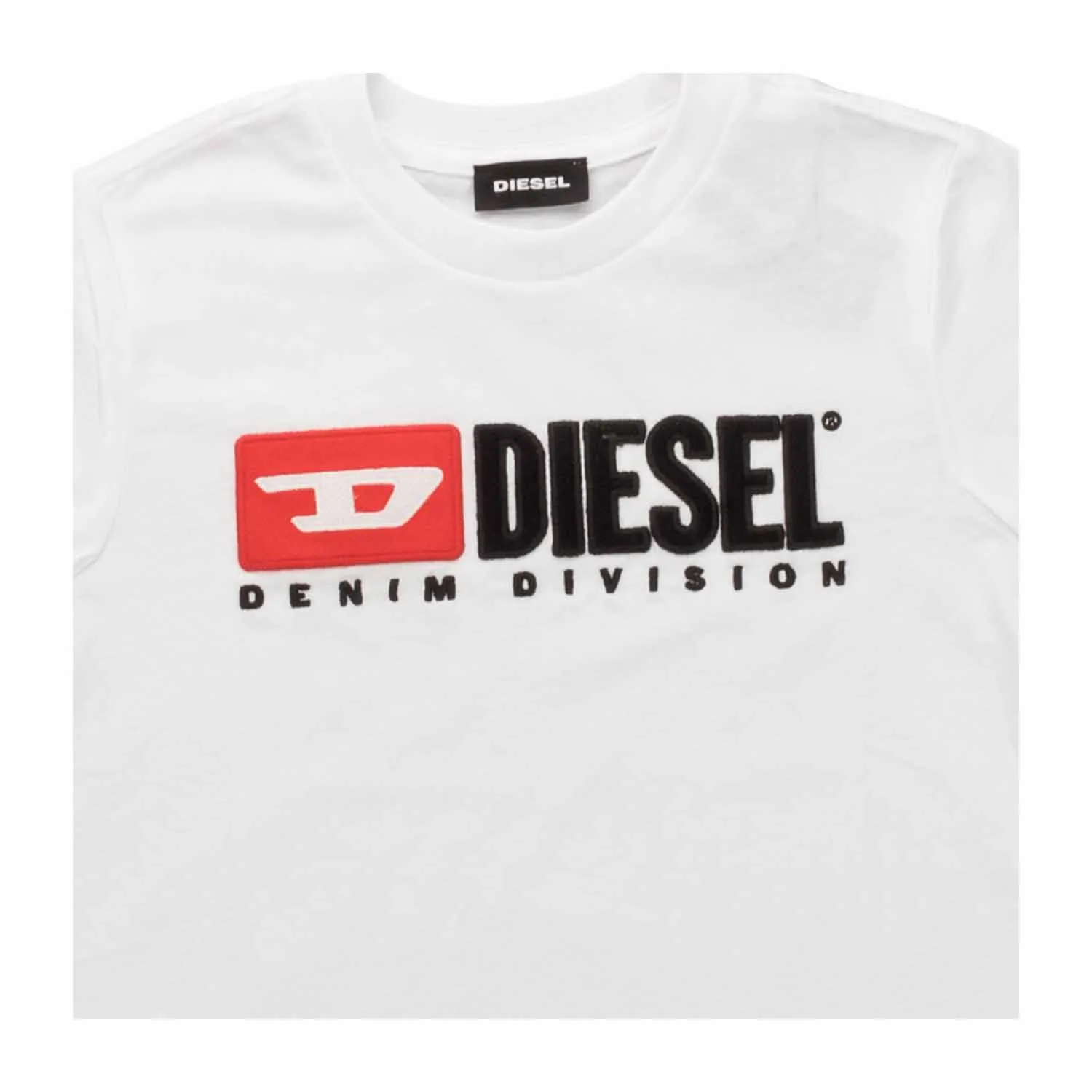 Diesel Unisex White T-Shirt With Logo