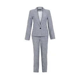 Dorothy Perkins - Women's Tailored Slim Fit Linen Blend Trousers Smart 2-Piece Suit