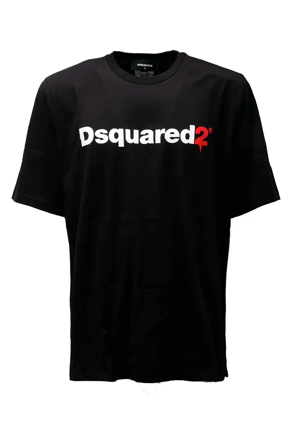 Dsquared2 Drip Logo Tee Black