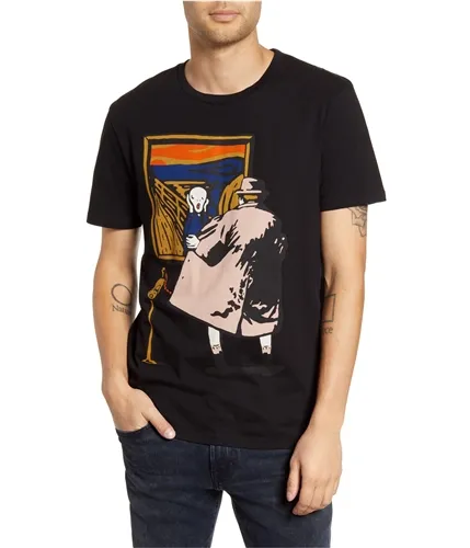 Elevenparis Mens Scream Graphic T-Shirt