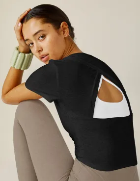 Featherweight Peekaboo Cropped Tee