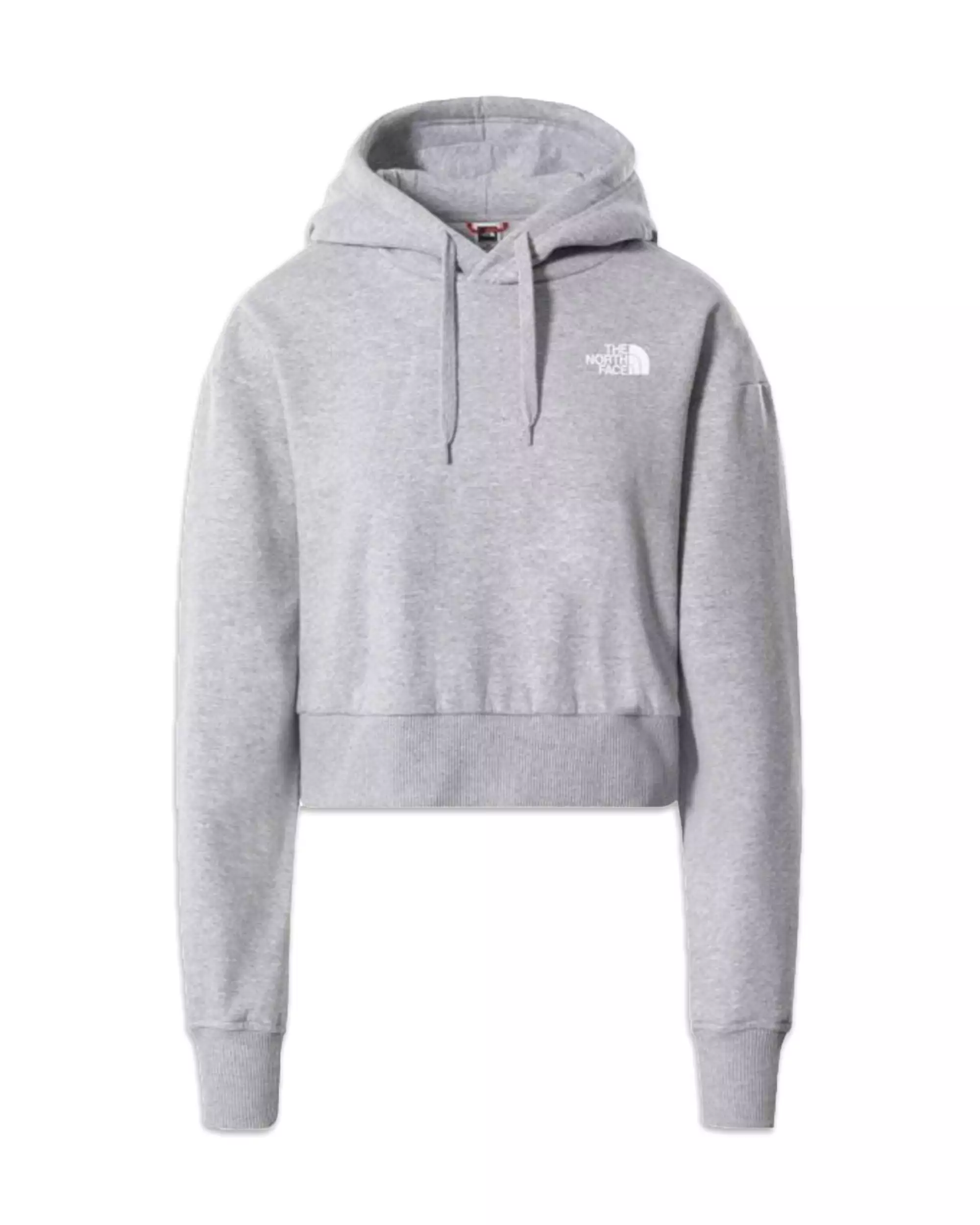 Felpa Donna The Notrh Face Trend Crop Hoodie Grey