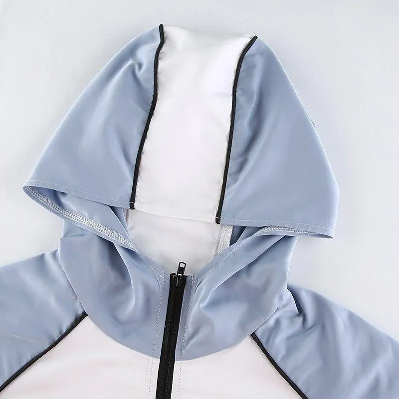 Full Zip Crop Hoodie