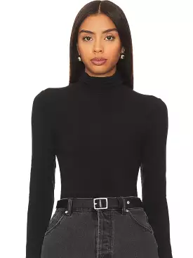 GIA BLACK MOCK NECK