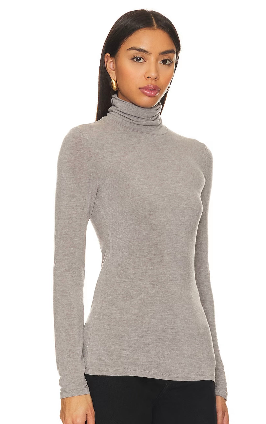 GIA GREY MOCK NECK