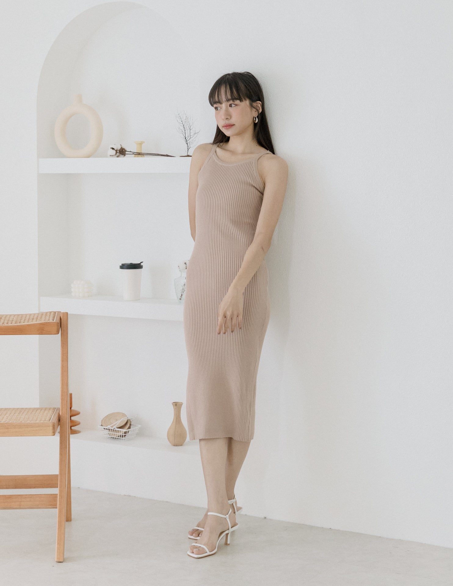 Glenda Dress in Oat