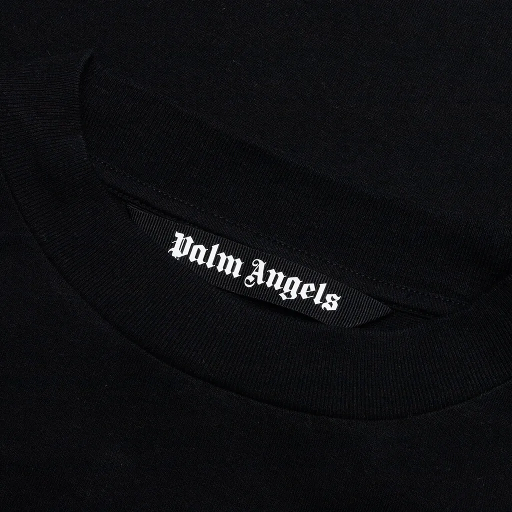 Glitter Classic Logo Over Tee - Black/Black