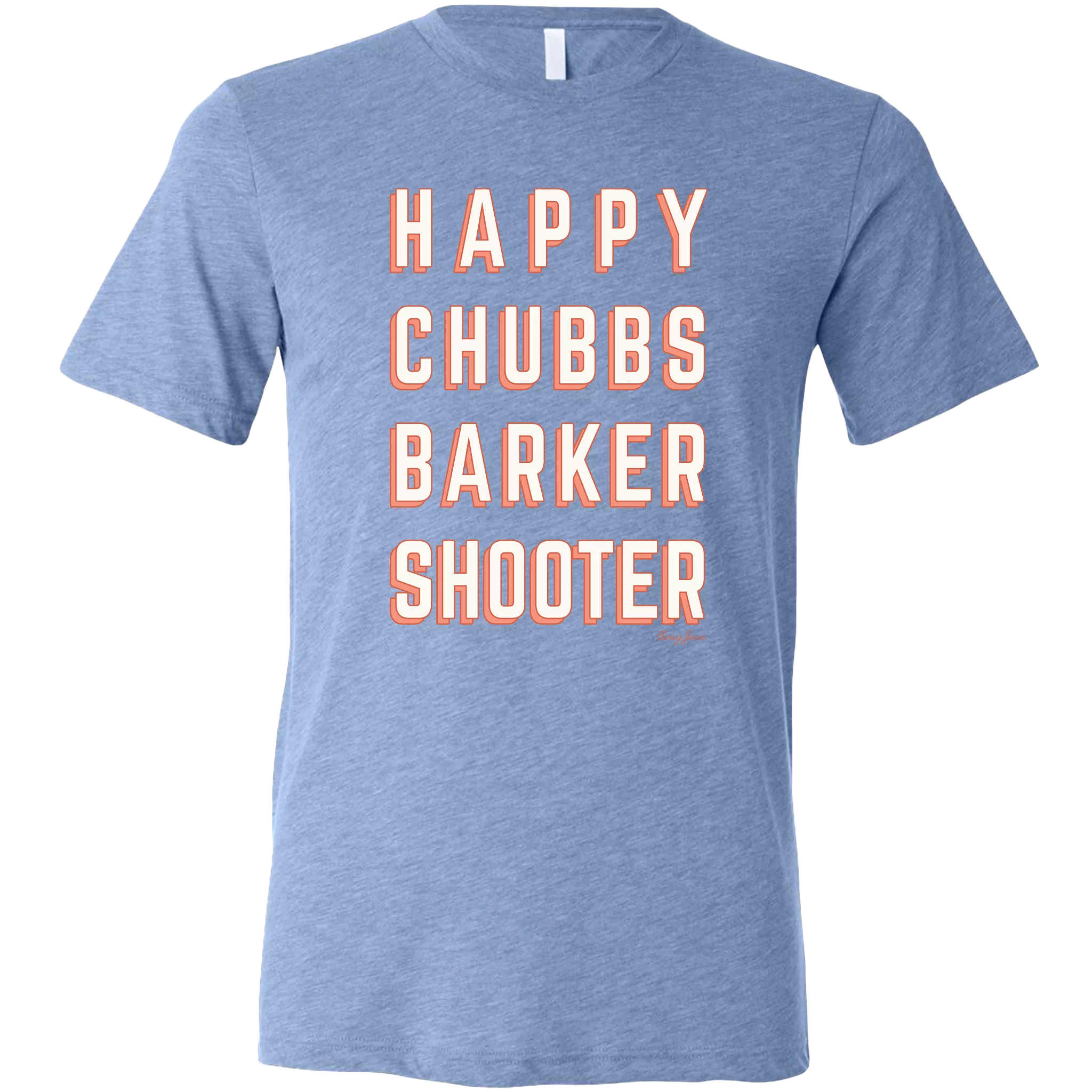 Golf Happy Chubbs Barker Shooter Unisex T-Shirt