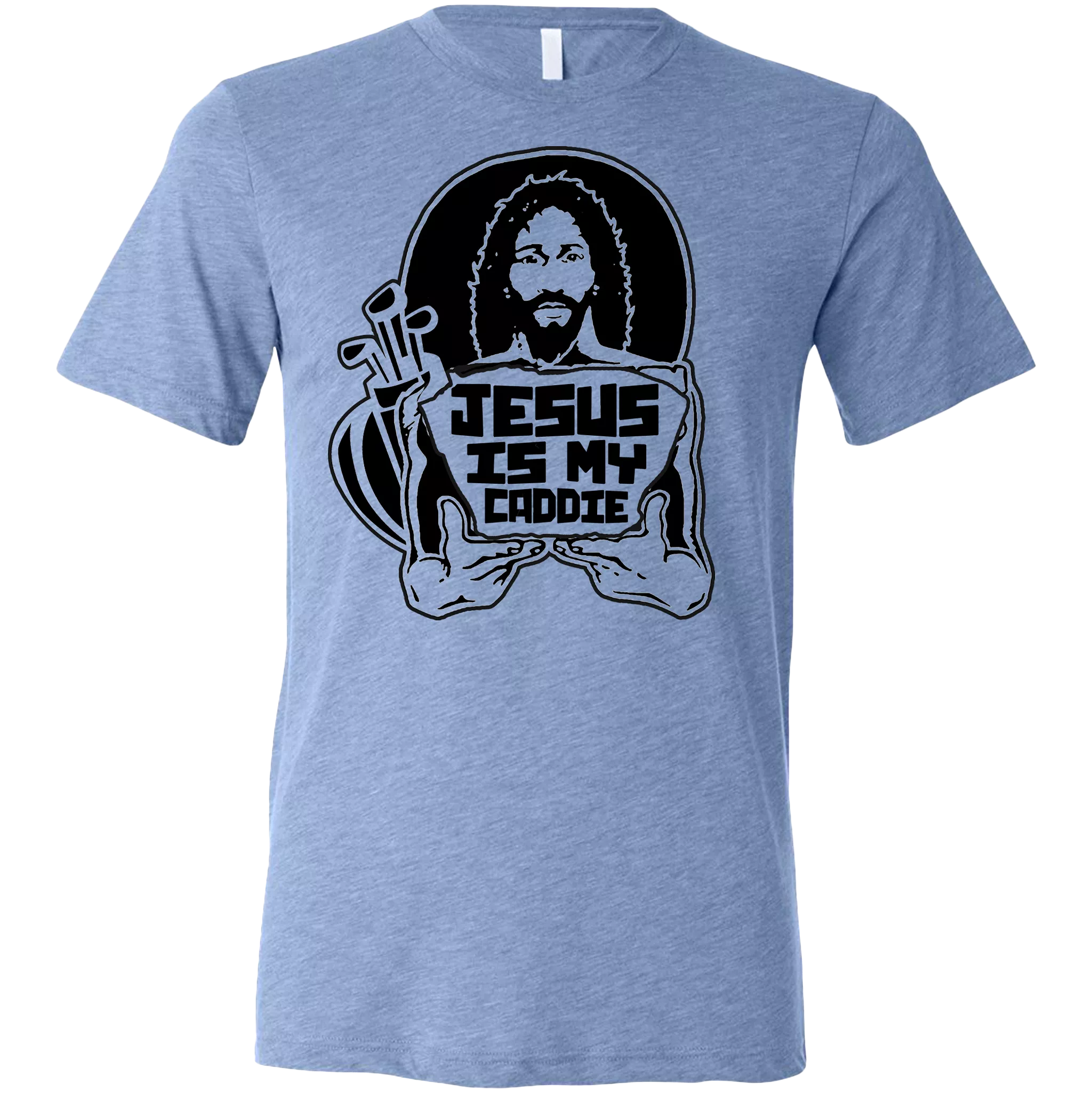 Golf Jesus Is My Caddie Unisex T-Shirt