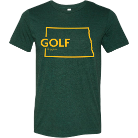 Golf North Dakota Unisex T-Shirt