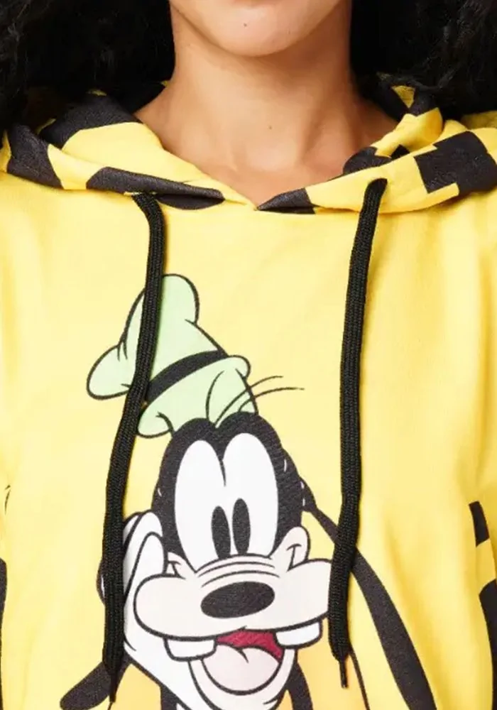 Goofy AOP Crop Hoodie