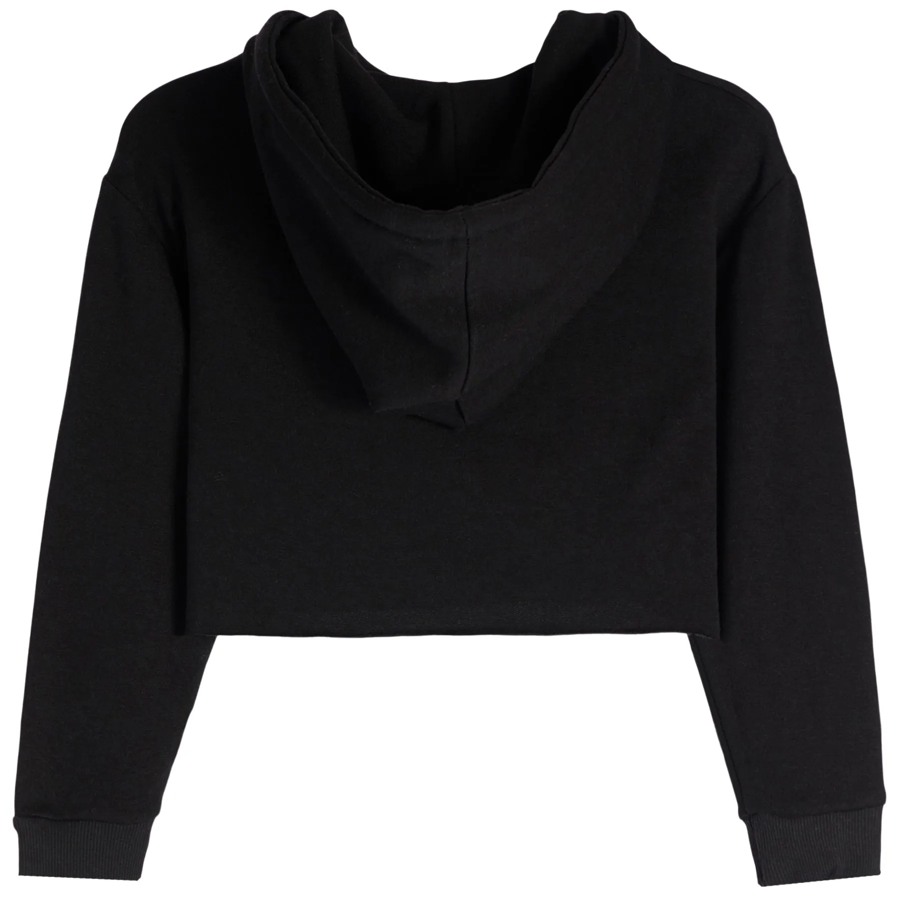 Half Zip Crop Hoodie