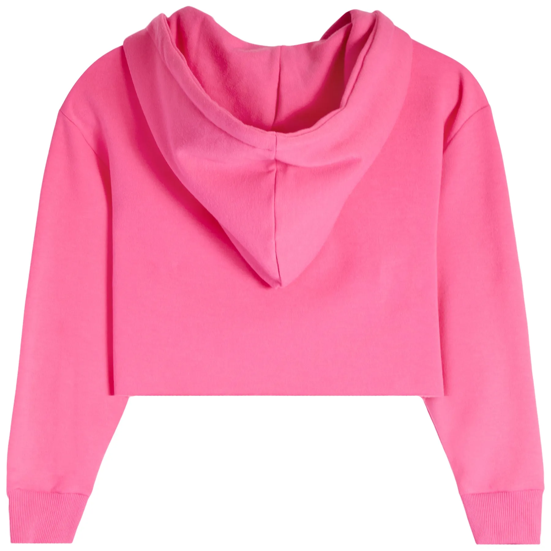 Half Zip Crop Hoodie