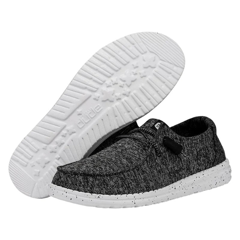 'Hey Dude' Women's Wendy Sport Knit - Black / White