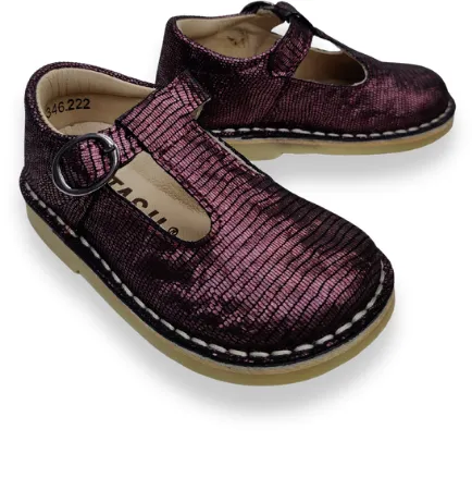 Infant Girls Shoes Petasil Purple Strap Crosspatch Bordo 5346 sale