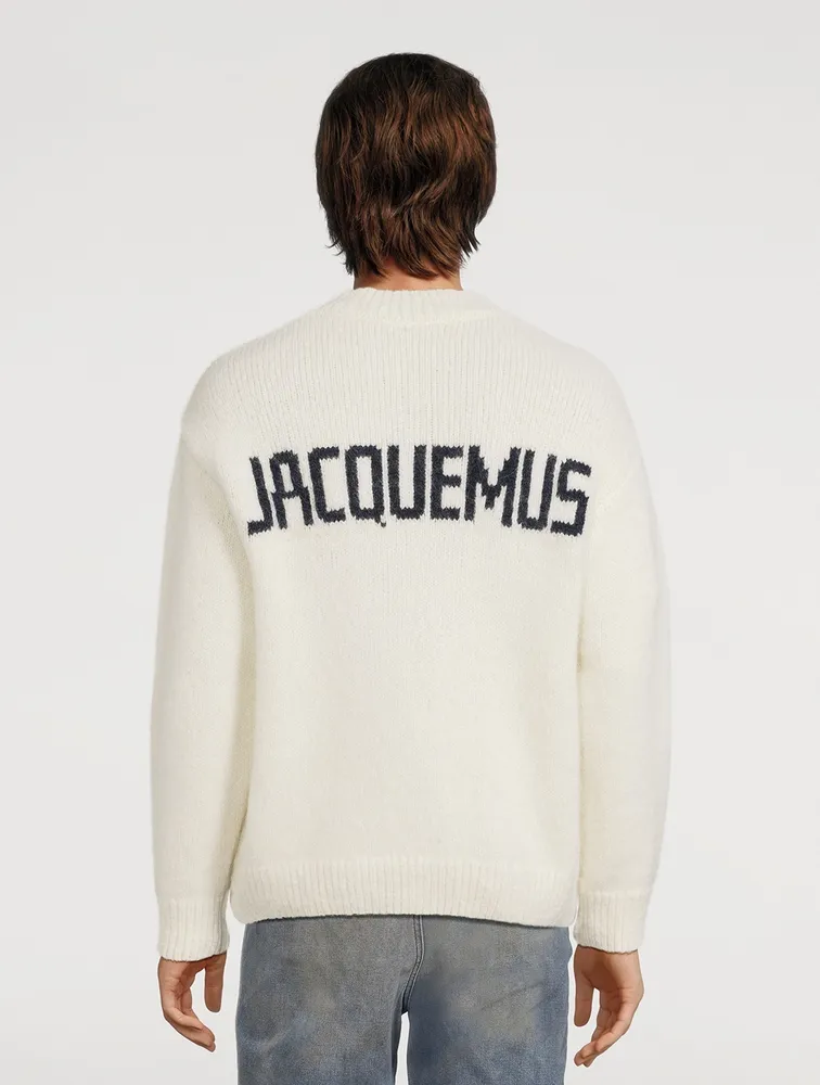 JACQUEMUS La Maille Pavane Jacquard Logo Sweater