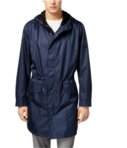 Kenneth Cole Mens Pinstripe Anorak Jacket