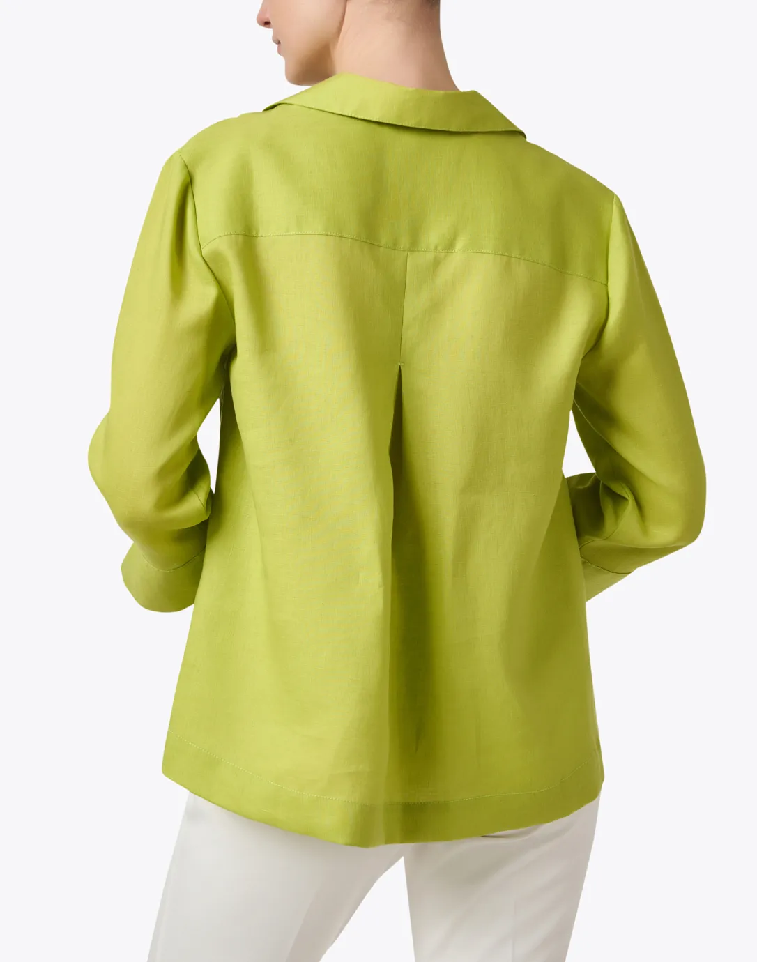 Lara Green Linen Shirt